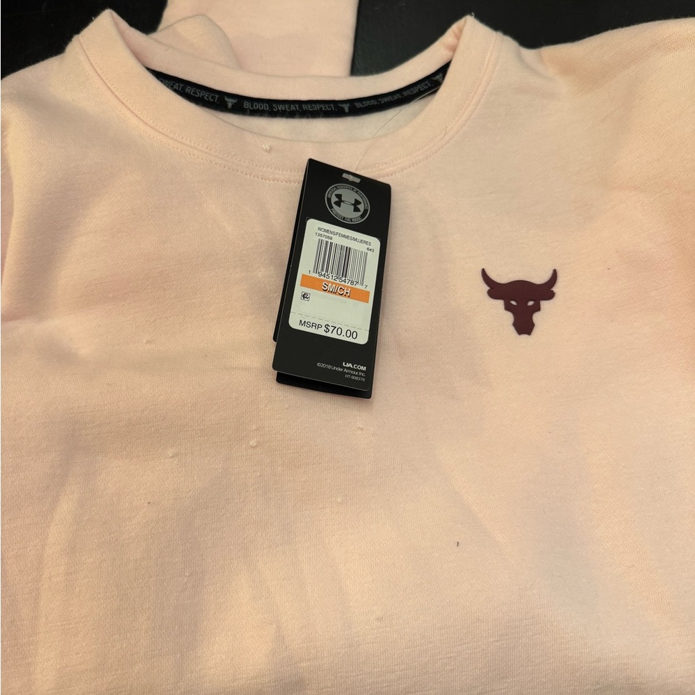Under Armour Pink Project Rock Sweatshirt